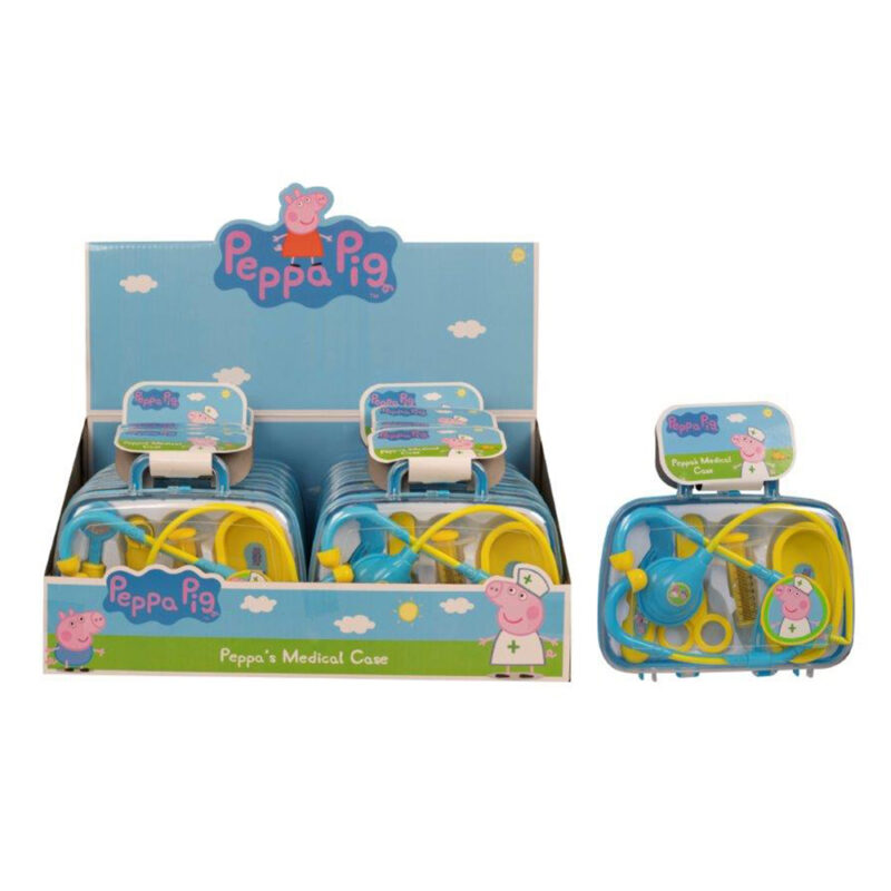 Mallette Médicale Peppa Pig – 5 Instruments – Jeu De Rôle – Dès 3 Ans – HTI