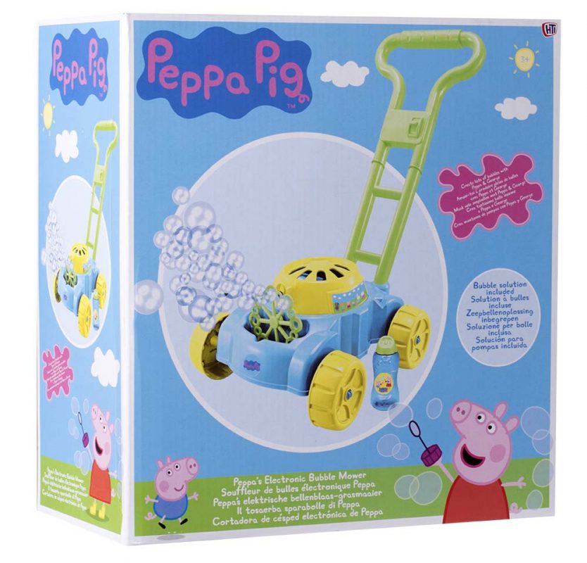 peppa pig bubble mower