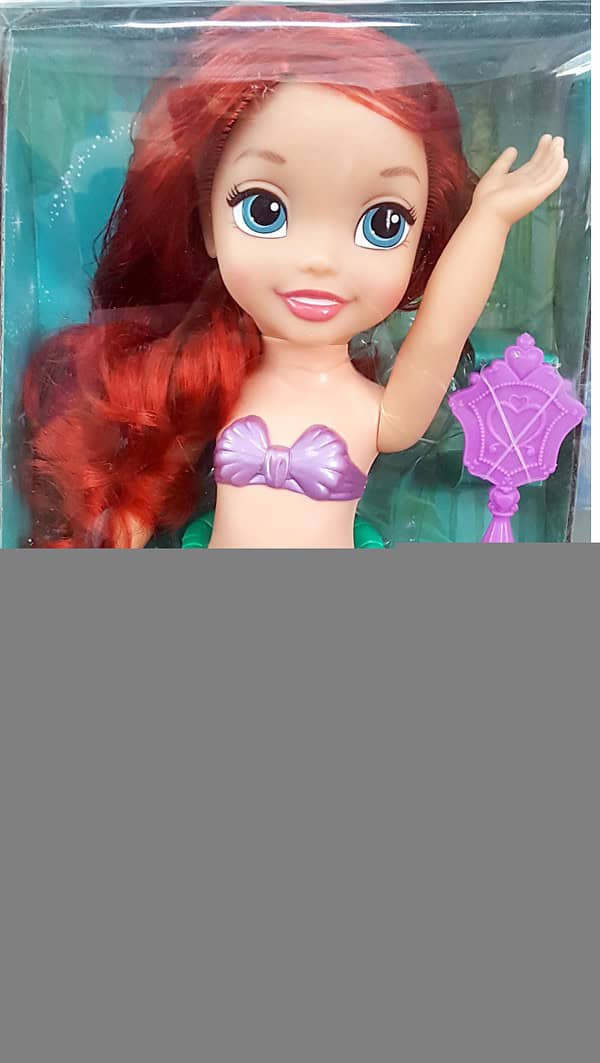 DP BATHTIME ARIEL DOLL WITH BRUSH