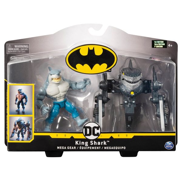 ฟิกเกอร์เพลย์เซ็ต BATMAN 4   FIGURES MEGA GEAR ASST : KING SHARK
