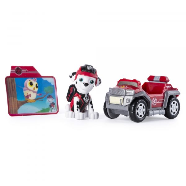 รถและตุ๊กตาของเล่น PAW PATROL VEHICLE WITH FIGURE ASST : MARSHALL'S