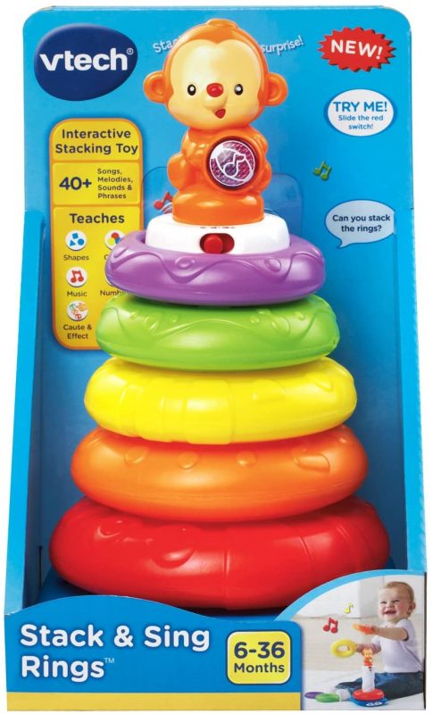 Vtech Stack & Discover ของเล่นอิเล็กโทรนิกส์ลิงน้อยพร้อมห่วง - Kiddo ...