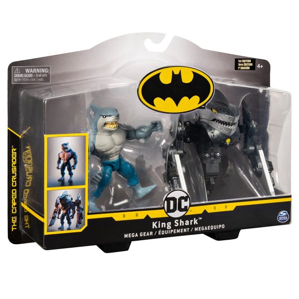 ฟิกเกอร์เพลย์เซ็ต BATMAN 4   FIGURES MEGA GEAR ASST : KING SHARK