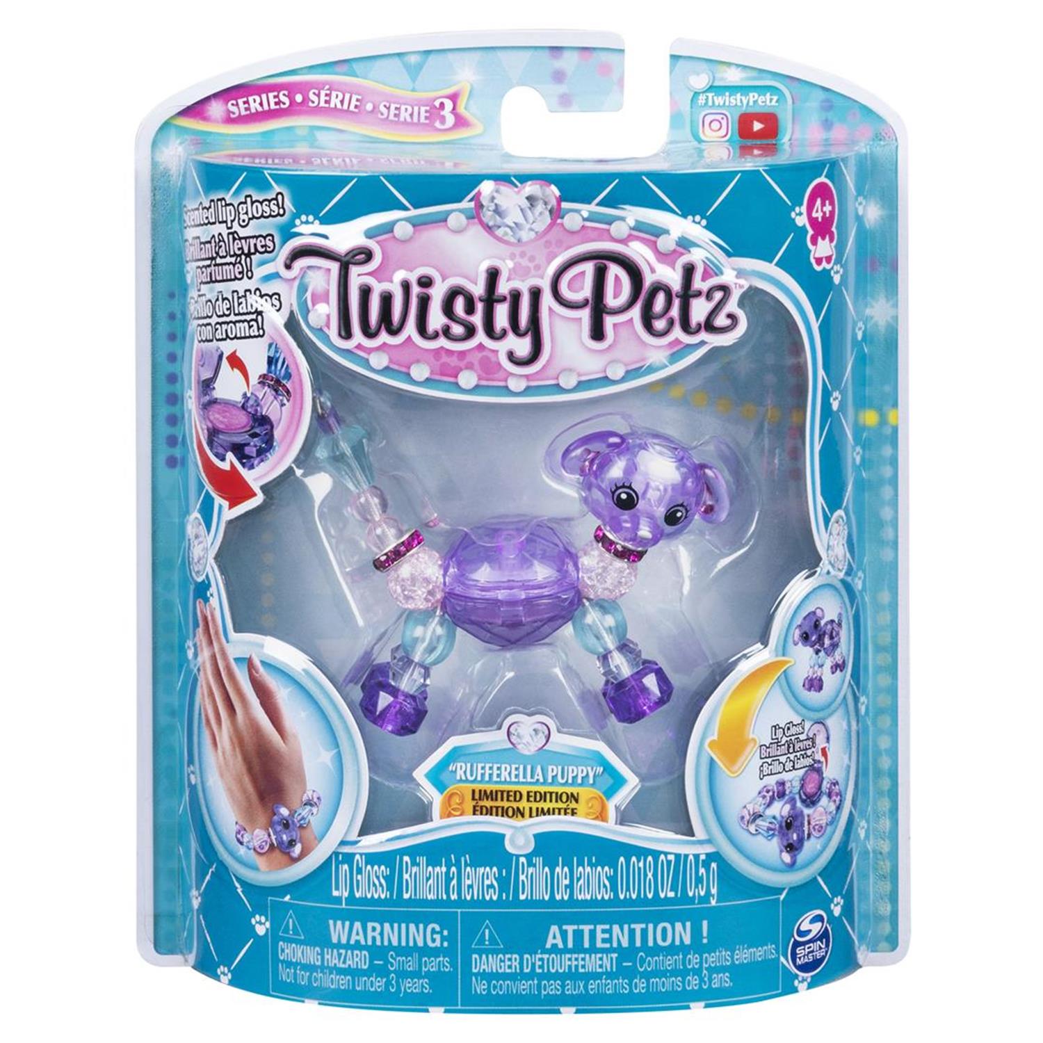 TWISTY PETZ SINGLE PACK LIP GLOSS S3 ASS Kiddo Pacific