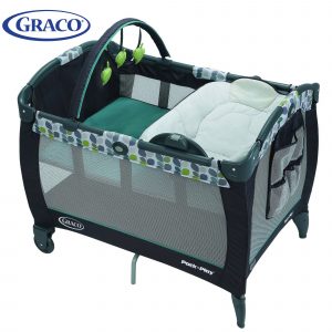 เตียงนอนเด็ก GRACO เตียงเด็ก PNP REV NAPPER & CHANGER