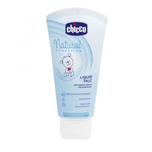 ผลิตภัณฑ์อาบน้ำและดูแลผิวเด็ก Chicco Natural Liquid Talc 100Ml