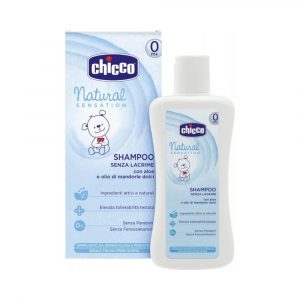 ผลิตภัณฑ์อาบน้ำและดูแลผิวเด็ก Chicco Natural Shampoo No Tears 300Ml