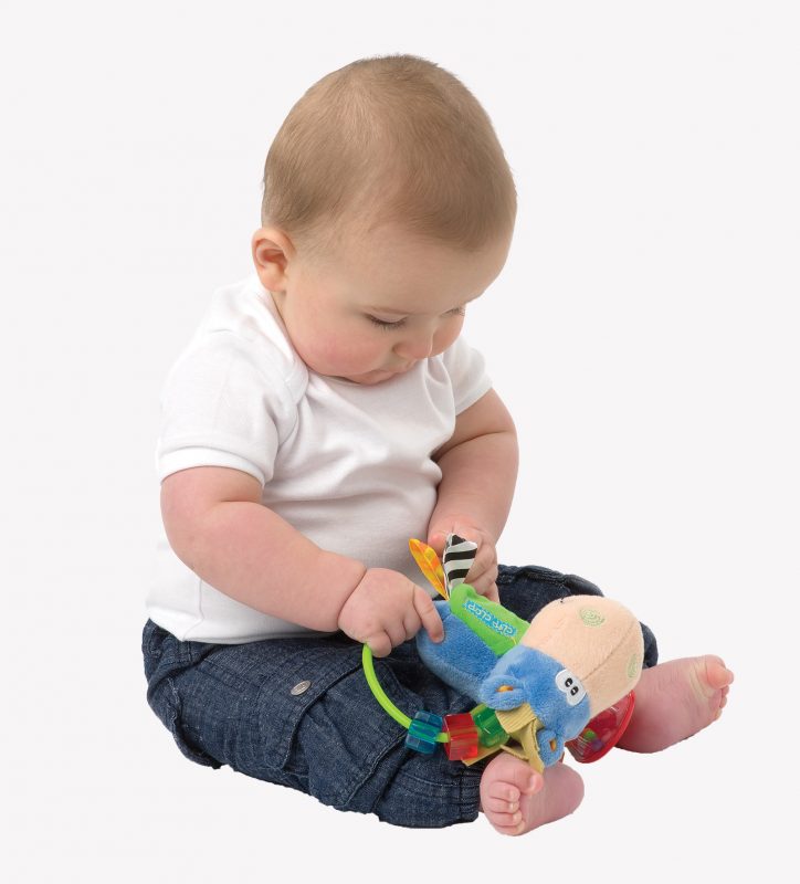 Playgro Monkey Rattle Playgro Clip Clop Activity Rattle ของเล่นเขย่ารูปสัตว์ - Kiddo Pacific