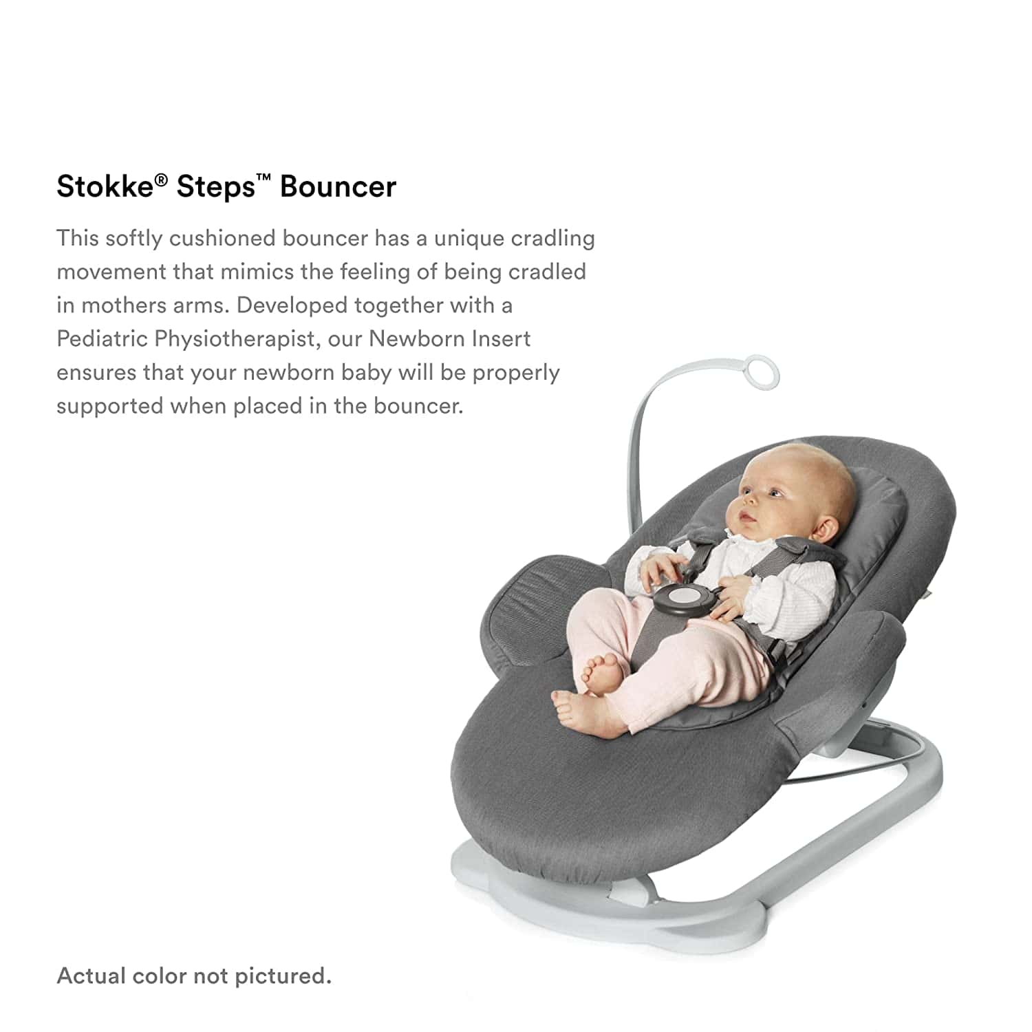 Stokke Steps Bouncer Grey Clouds