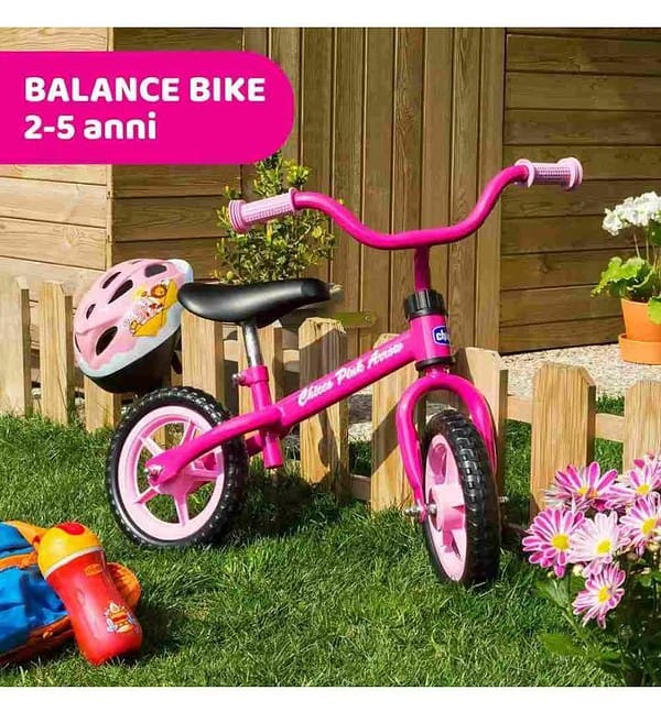 CHICCO PINK BULLET BALANCE BIKE 4