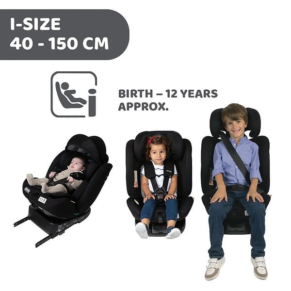 CH430870312100 CHICCO UNICO EVO I-S AIR B.CAR SEAT GRAPHITE 2