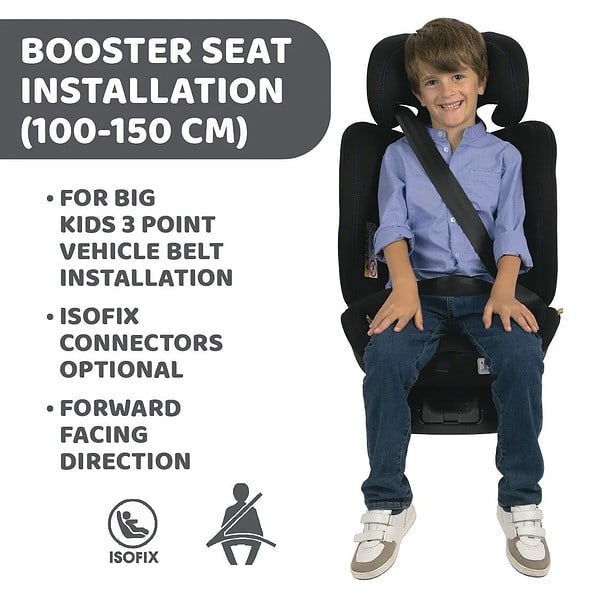 CH430870312100 CHICCO UNICO EVO I-S AIR B.CAR SEAT GRAPHITE 11