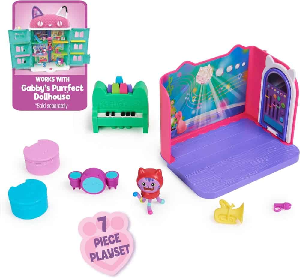 SM12036203ND00 GABBY DOLL HOUSE DANIEL JAMES CATNIP GROOVY MUSIC ROOM