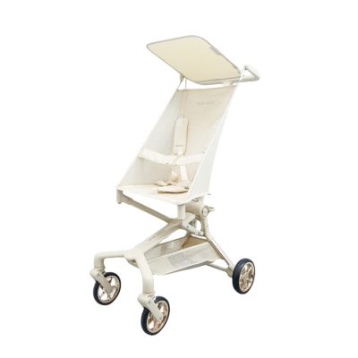 รถเข็นเด็ก BEBE AMICO สีครีม พกพาง่าย และสะดวกต่อการใช้งาน