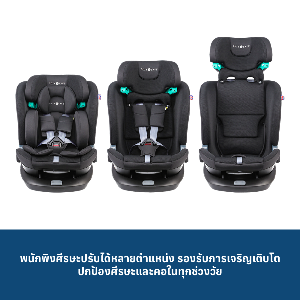 5 COZY N SAFE VESTA I SIZE- BLACK-GREY