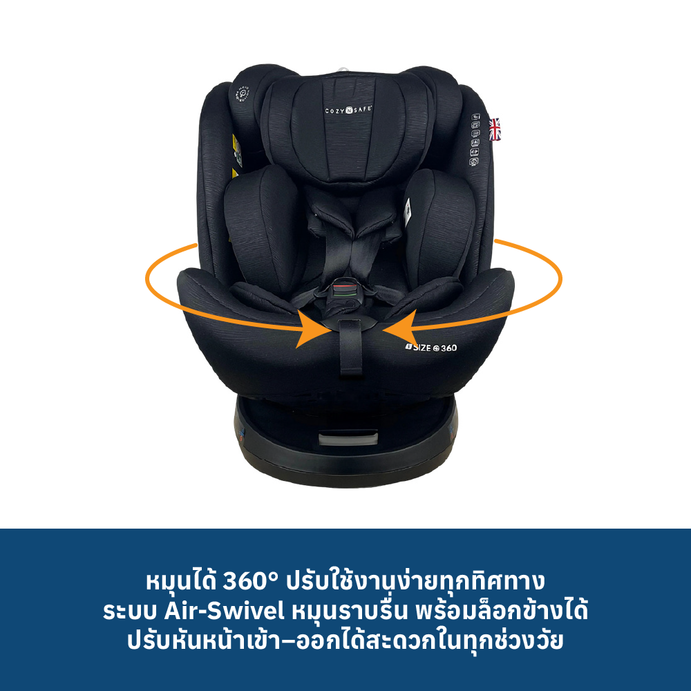 3 COZY N SAFE APOLLO I SIZE - ONYX