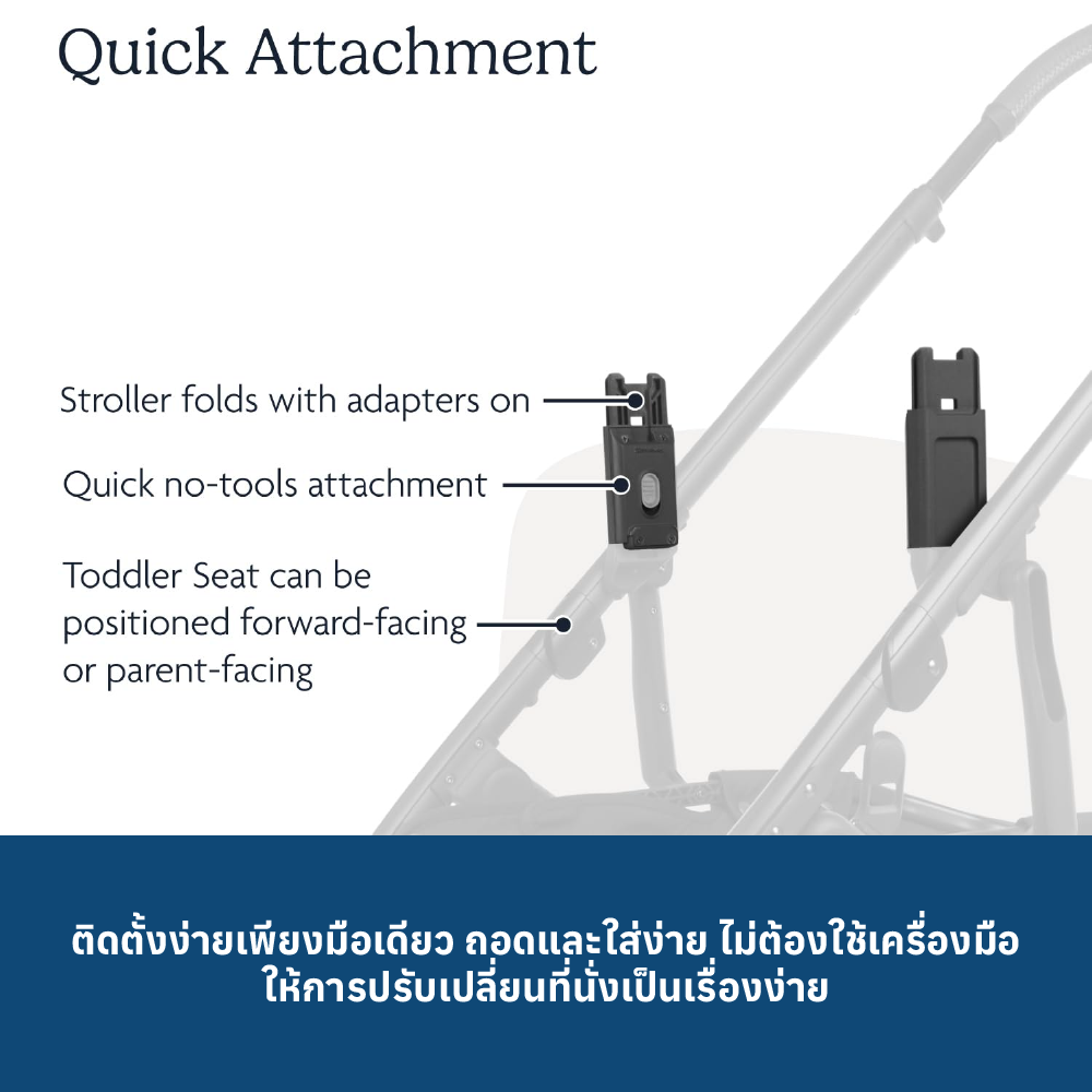 4 UPPABABY CRUZ UPPER ADAPTER