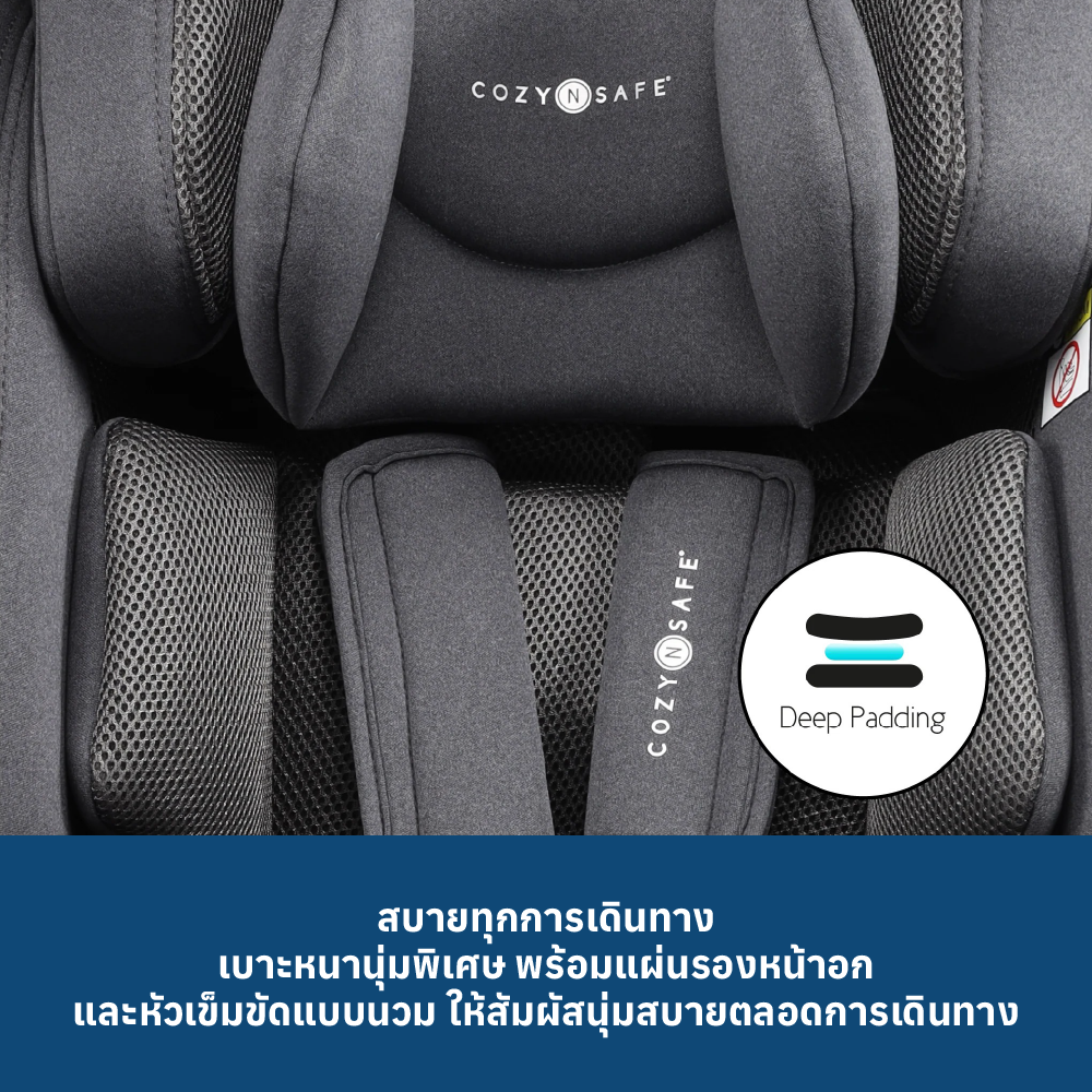 5 COZY N SAFE LOGAN I SIZE - GRAPHITE