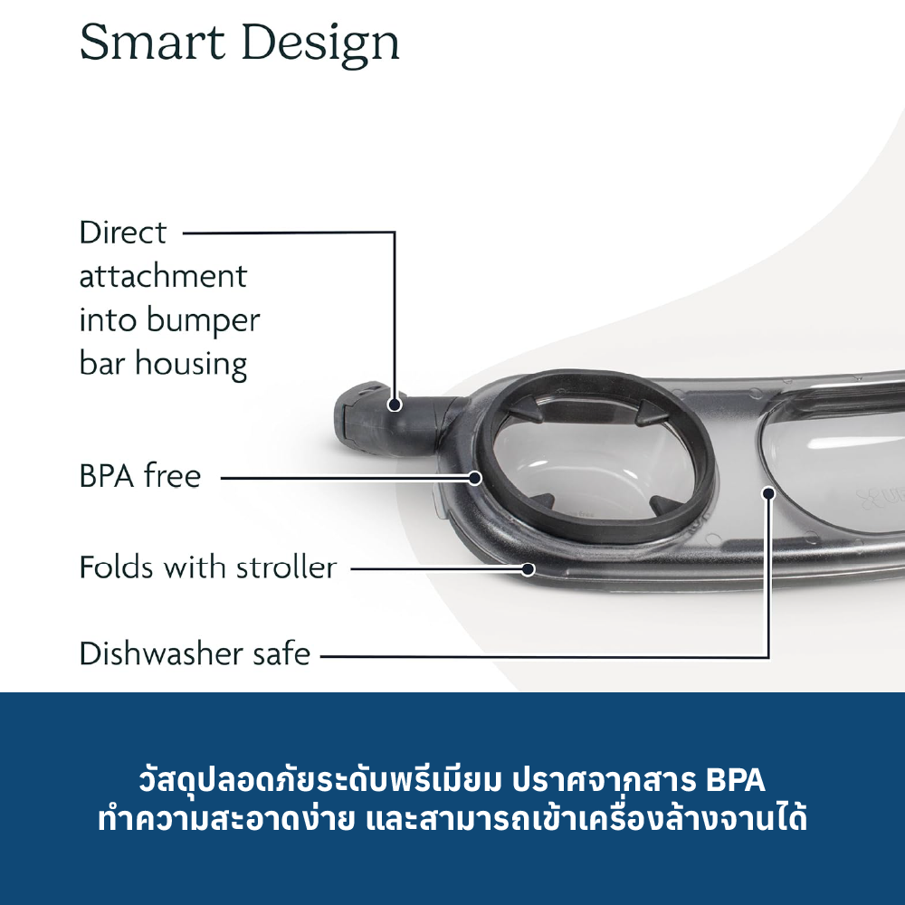 6 UPPABABY VISTA CRUZ SNACK TRAY