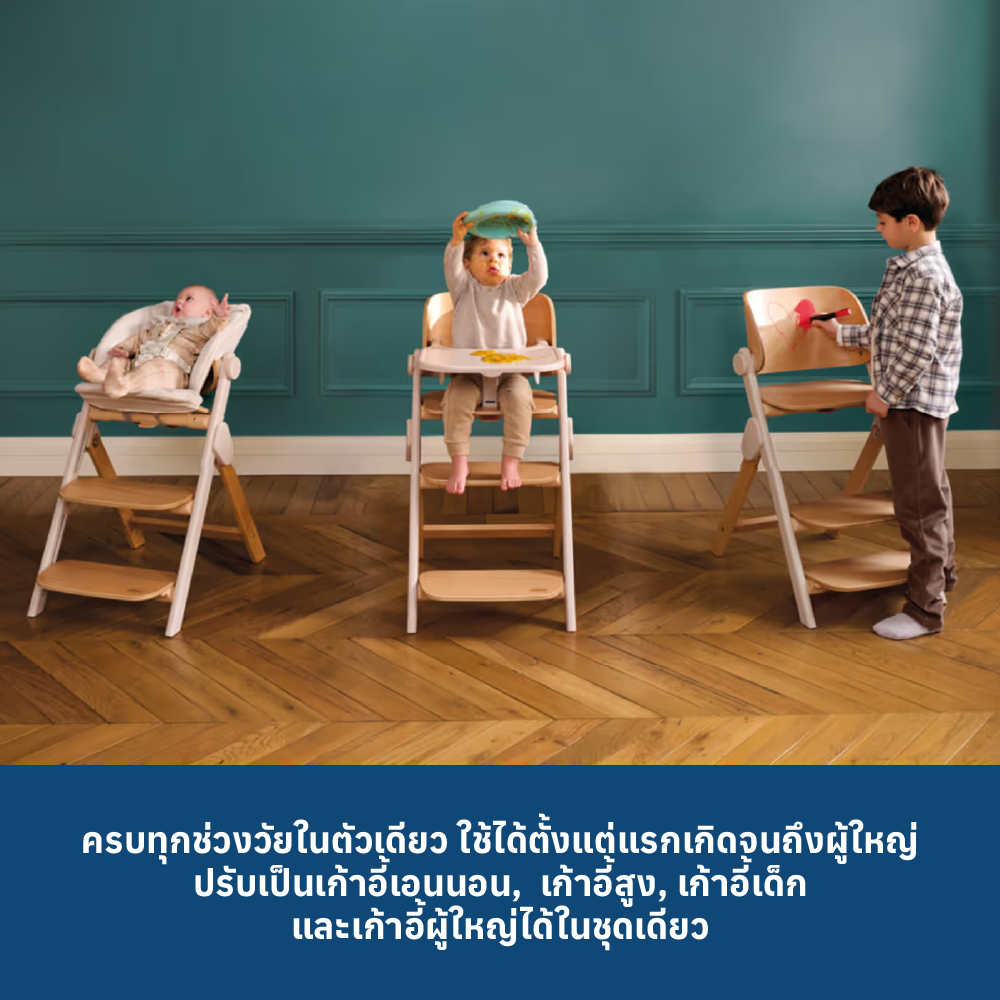 3 CHICCO MERAVIGLIA HIGHTCHAIR FOSSIL