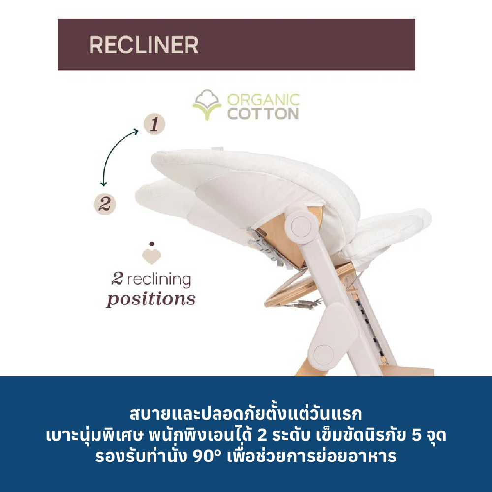 5 CHICCO MERAVIGLIA HIGHTCHAIR FOSSIL