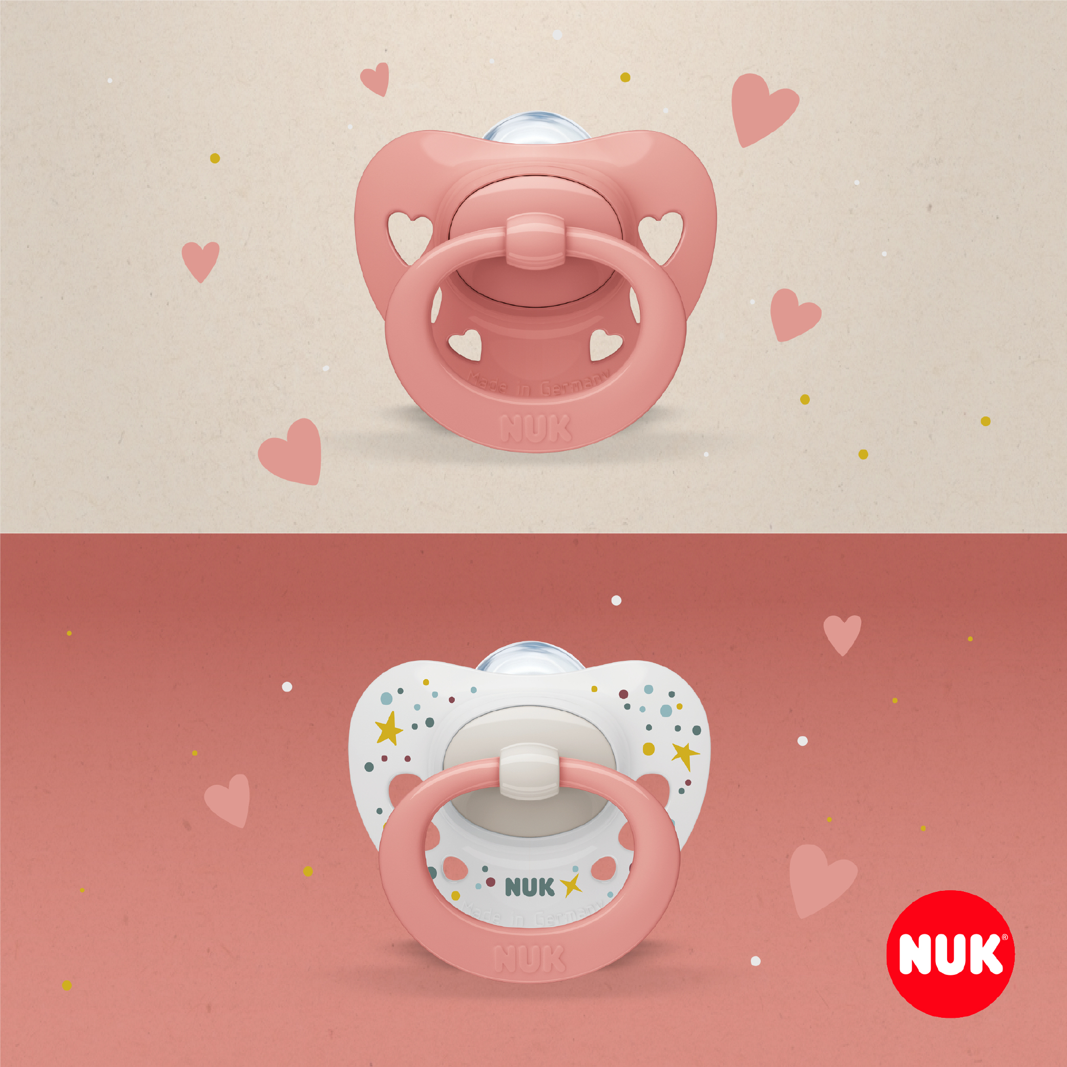 NUK PACIFIER SIGNATURE SI1 2PCS-06