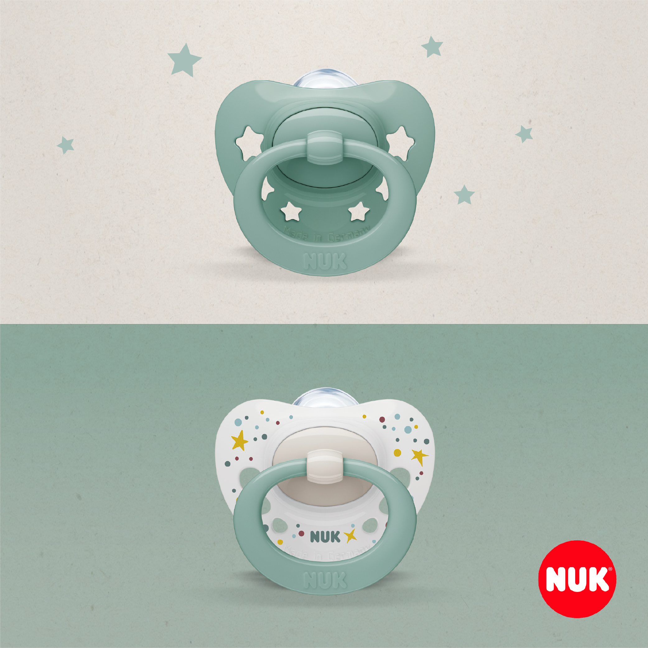 NUK PACIFIER SIGNATURE SI1 2PCS-07