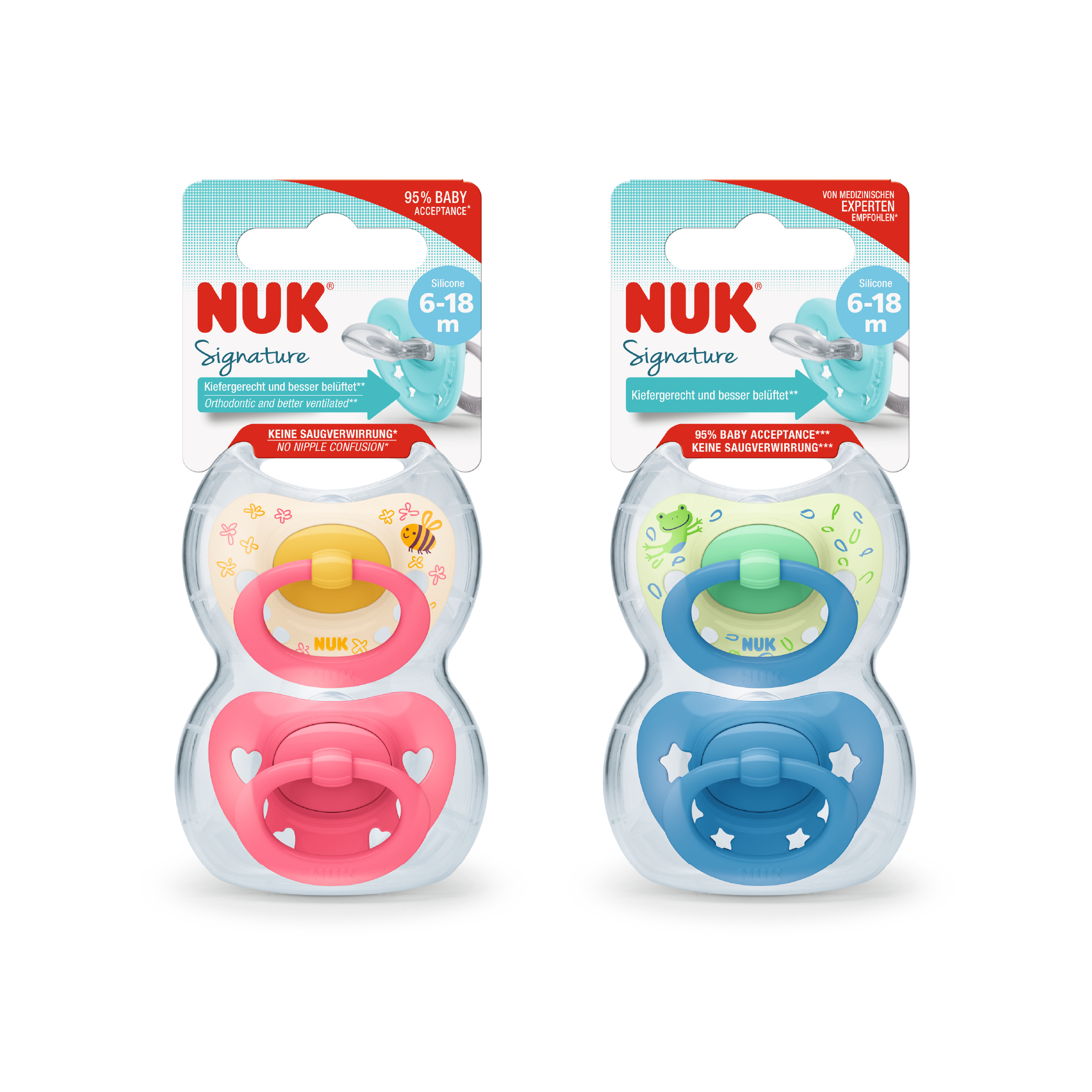 NUK PACIFIER SIGNATURE SI2 2PCS-02