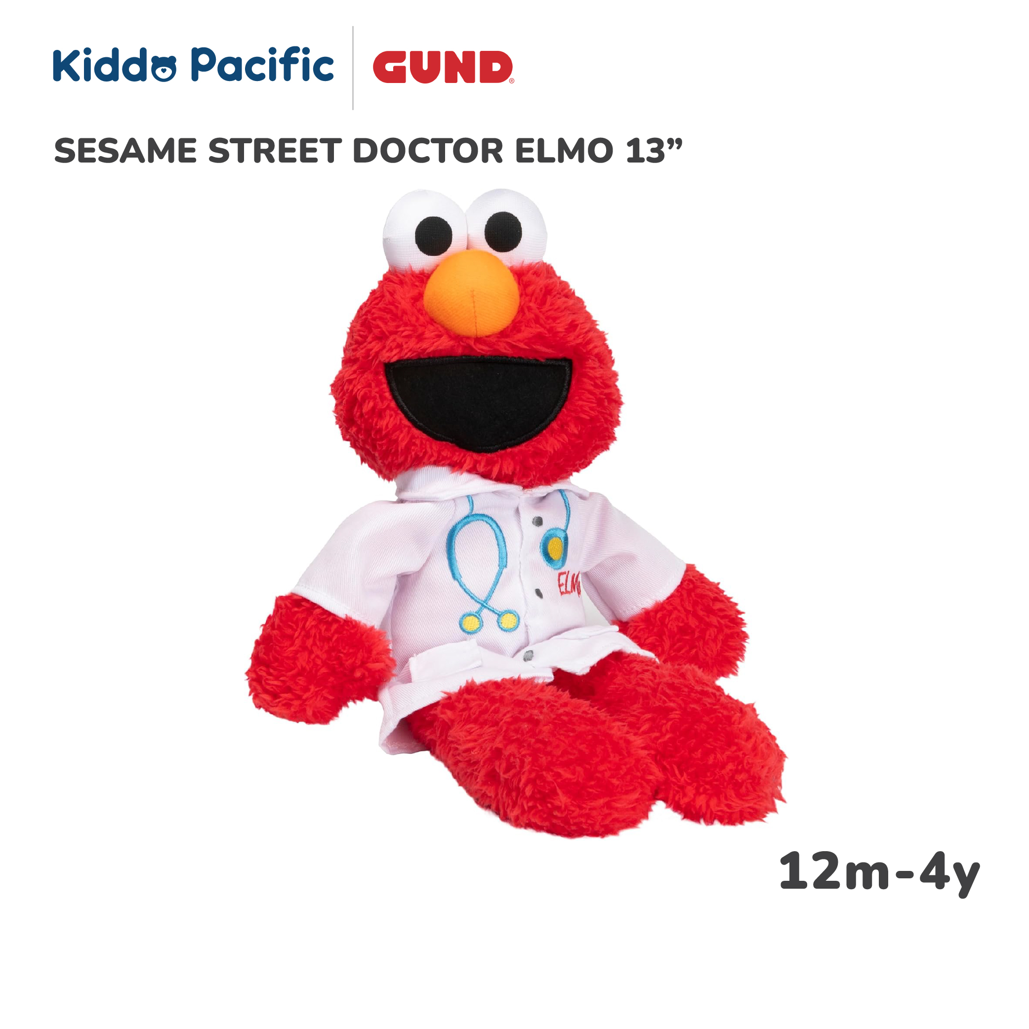 SM110605891100 GUND SESAME STREET DOCTOR ELMO 13 INCH (1)