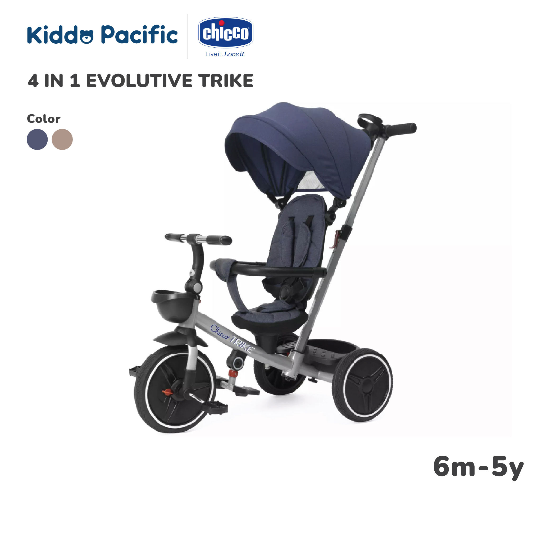 CHICCO 4 IN 1 EVOLUTIVE TRIKE-01