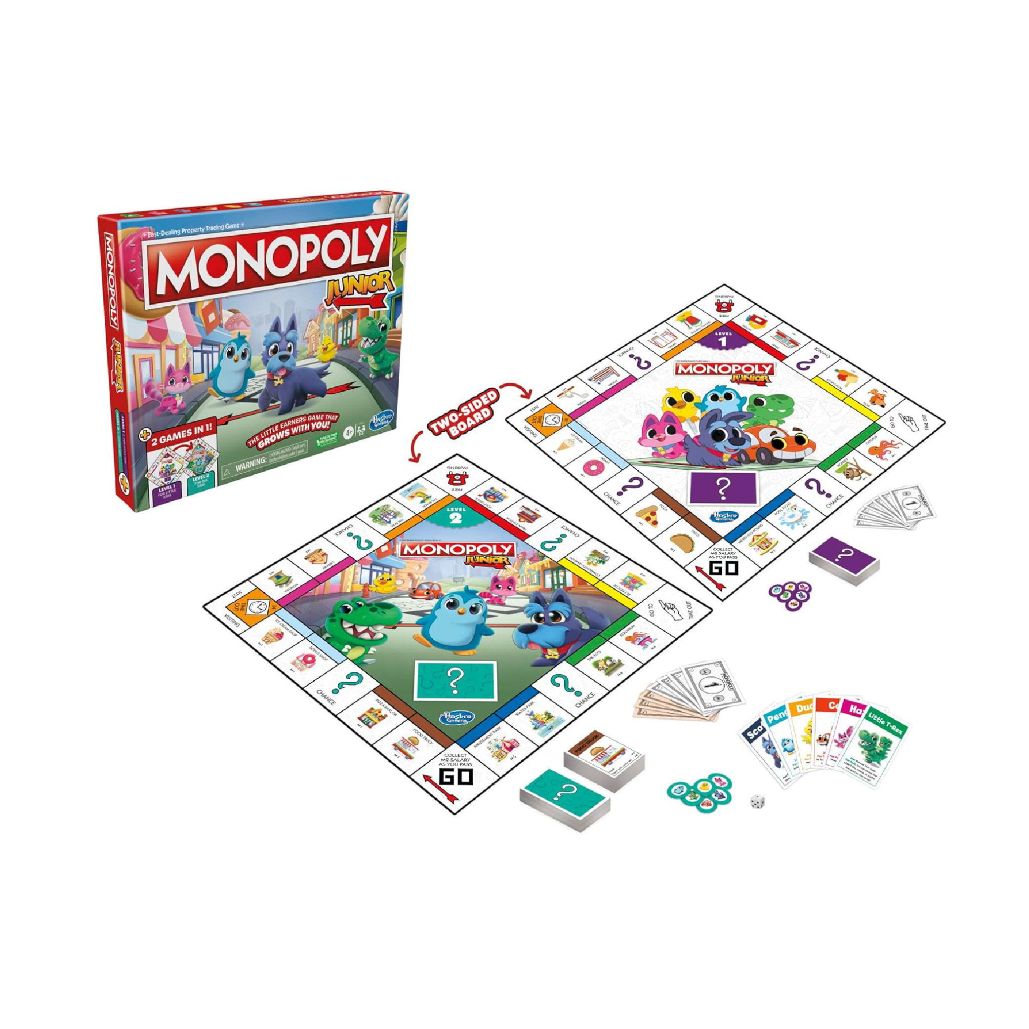 MONOPOLY JUNIOR SQUARE 2 IN 1-02