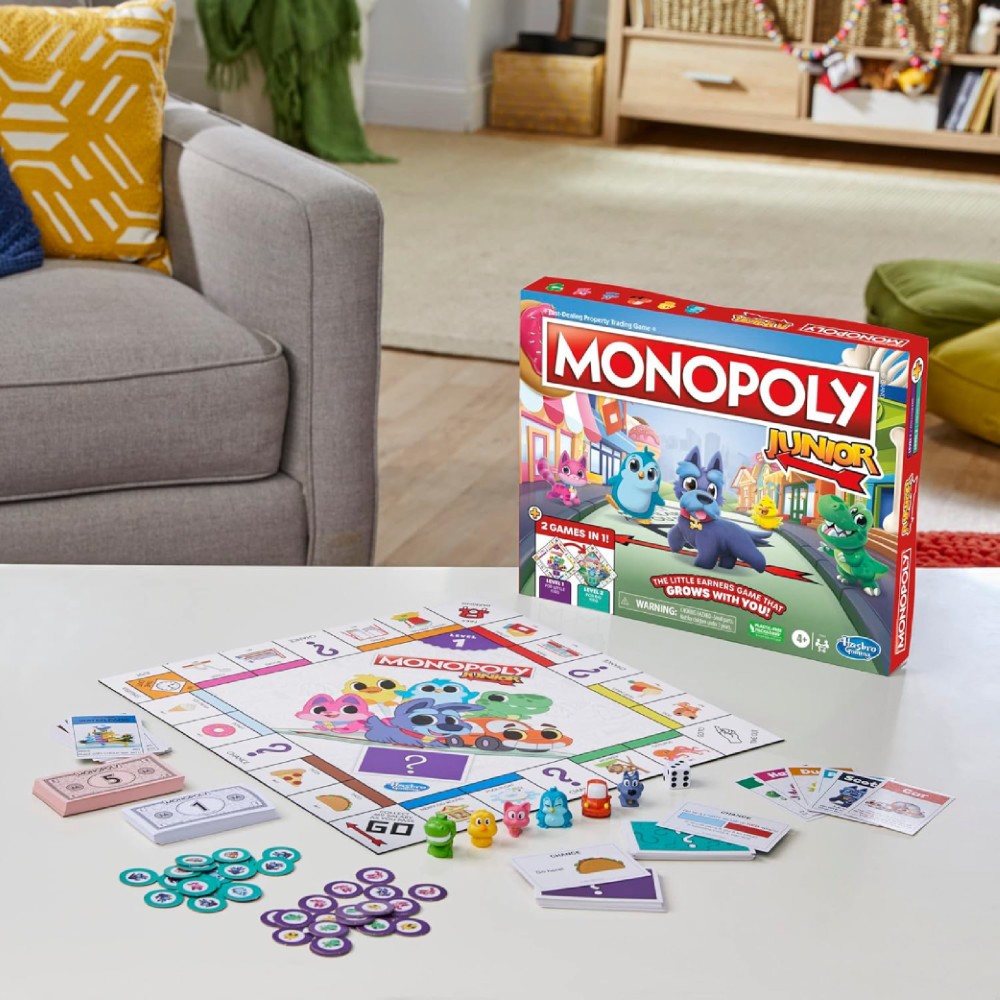 MONOPOLY JUNIOR SQUARE 2 IN 1-08