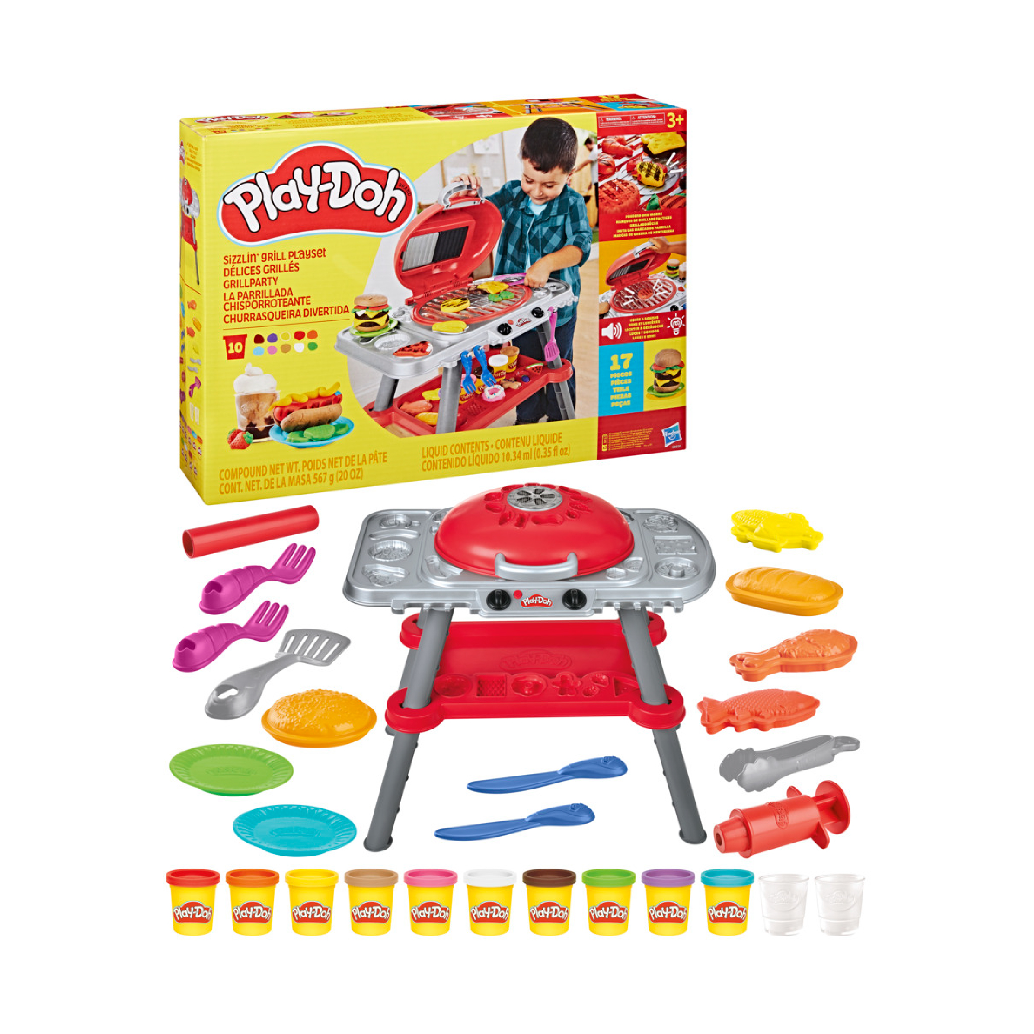 PLAY-DOH SIZZLIN GRILL PLAYSET-10