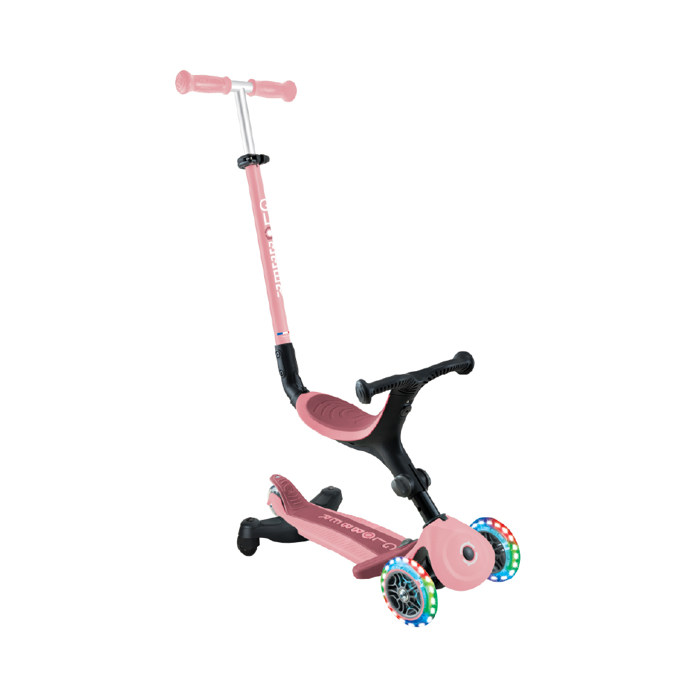 GLOBBER GO UP ACTIVE LIGHTS_+ PASTEL PINK