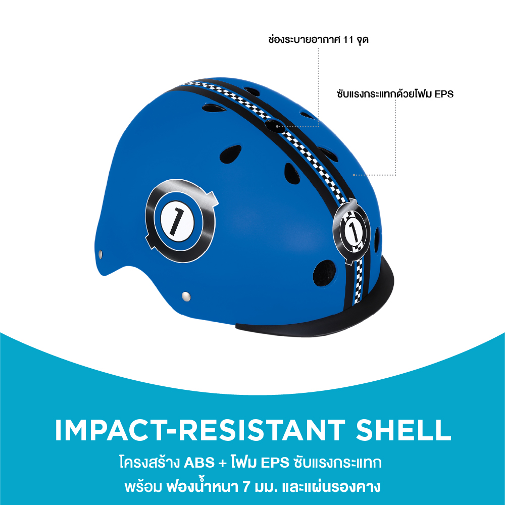 GLOBBER HELMET LIGHTS XS-S-04