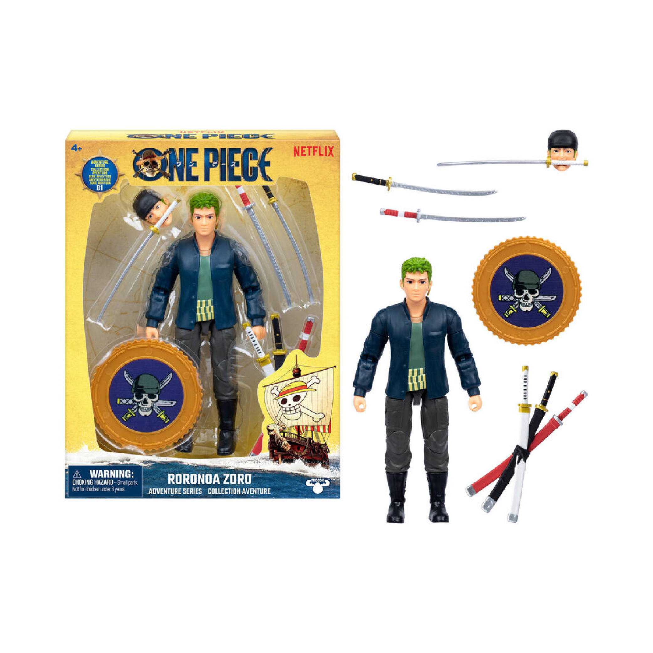 ONE PIECE ACTION FIGURE 6 INCH_+ RORONOA ZORO