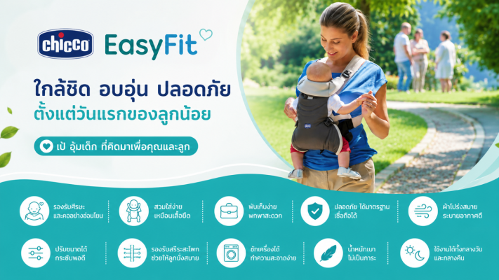 เป้อุ้มเด็กแรกเกิด Chicco Easy Fit