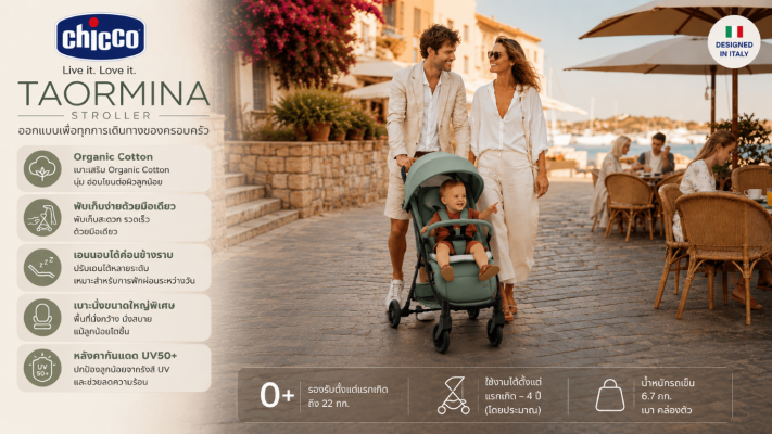 CHICCO Taormina Stroller Organic