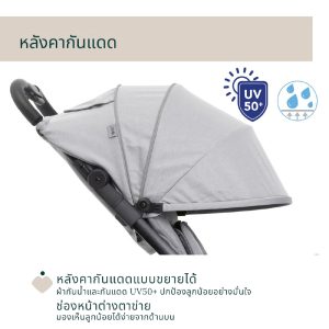 Alternative view of CHICCO WE 2 STROLLER-SANDSHELL รถเข็น
