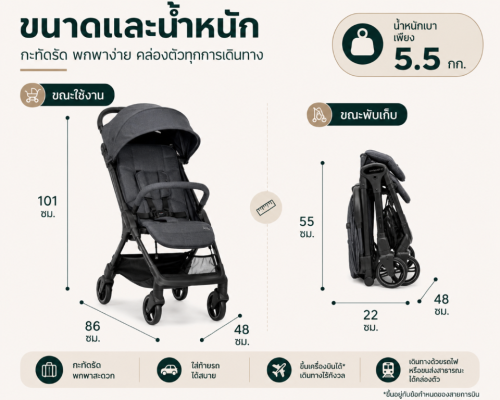 Chicco We 2 stroller รถเข็นเด็ก