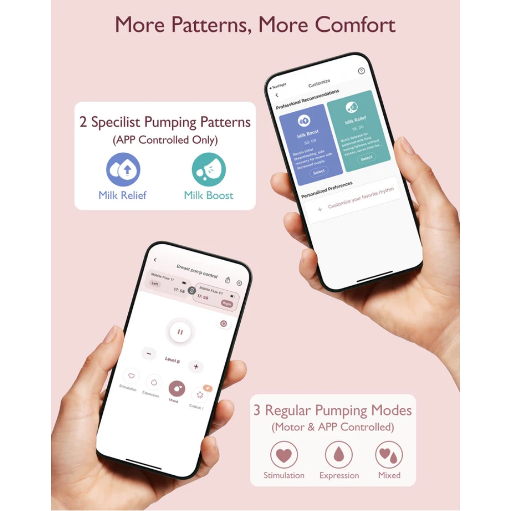MOMCOZY M9 BREAST PUMP - DOUBLE เครื่องปั๊มนมไร้สายแบบสวมใส่ - Image 10