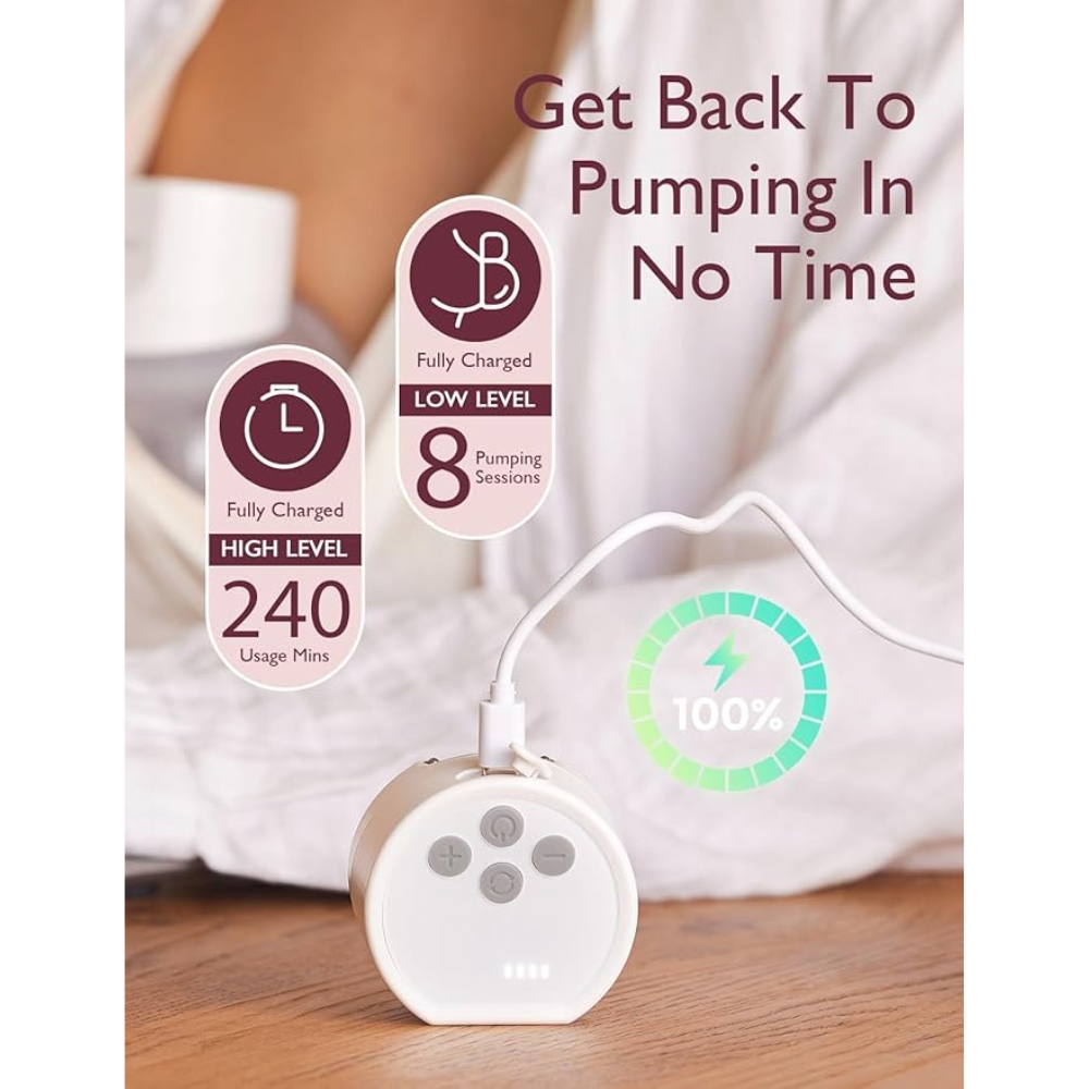 MOMCOZY S12 PRO BREAST PUMP - DOUBLE เครื่องปั๊มนมไร้สายแบบสวมใส่ - Image 11