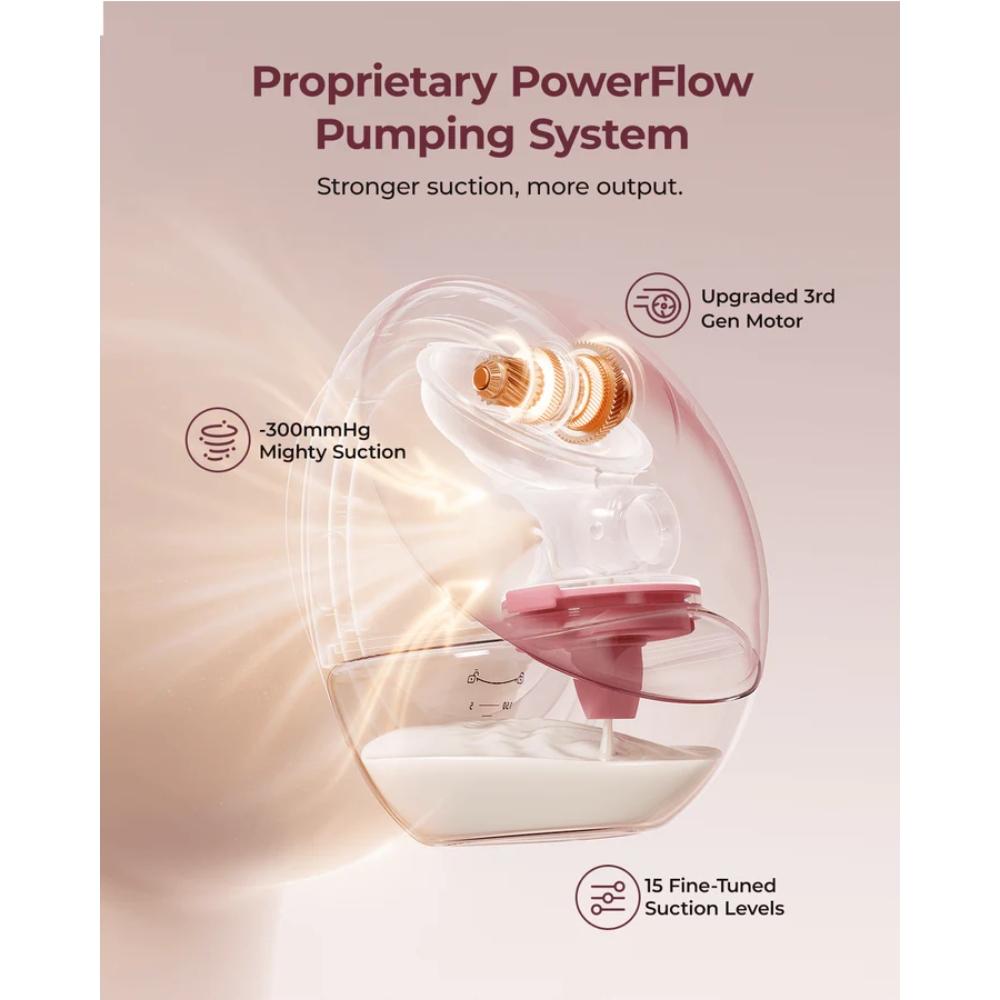 MOMCOZY M9 BREAST PUMP - DOUBLE เครื่องปั๊มนมไร้สายแบบสวมใส่ - Image 4