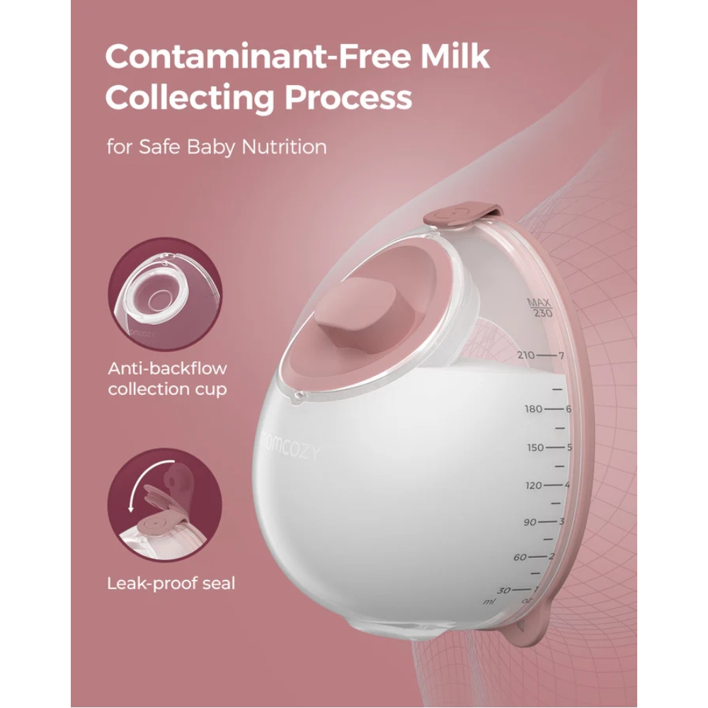 MOMCOZY V1 PRO BREAST PUMP เครื่องปั๊มนมแบบสวมใส่เกรดโรงพยาบาล - Image 4