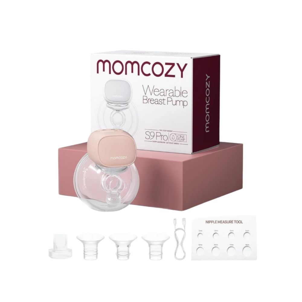 MOMCOZY S9 PRO BREAST PUMP - SINGLE - PINK เครื่องปั๊มนมไร้สายแบบสวมใส่