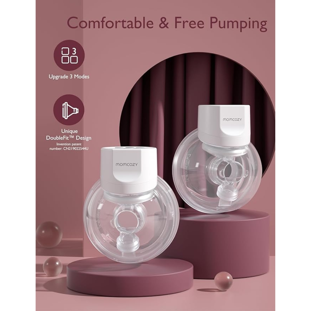 MOMCOZY S12 PRO BREAST PUMP - DOUBLE เครื่องปั๊มนมไร้สายแบบสวมใส่ - Image 6
