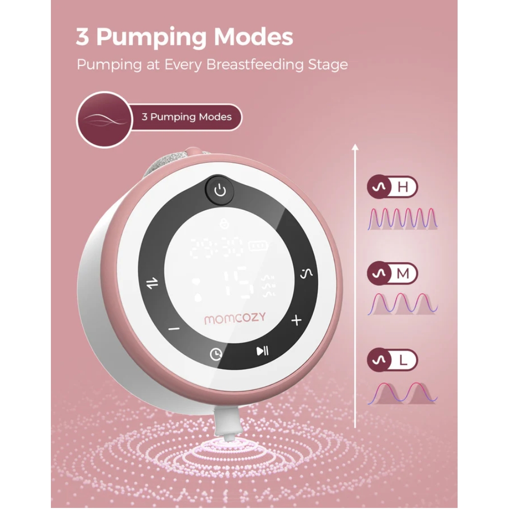 MOMCOZY V1 PRO BREAST PUMP เครื่องปั๊มนมแบบสวมใส่เกรดโรงพยาบาล - Image 5