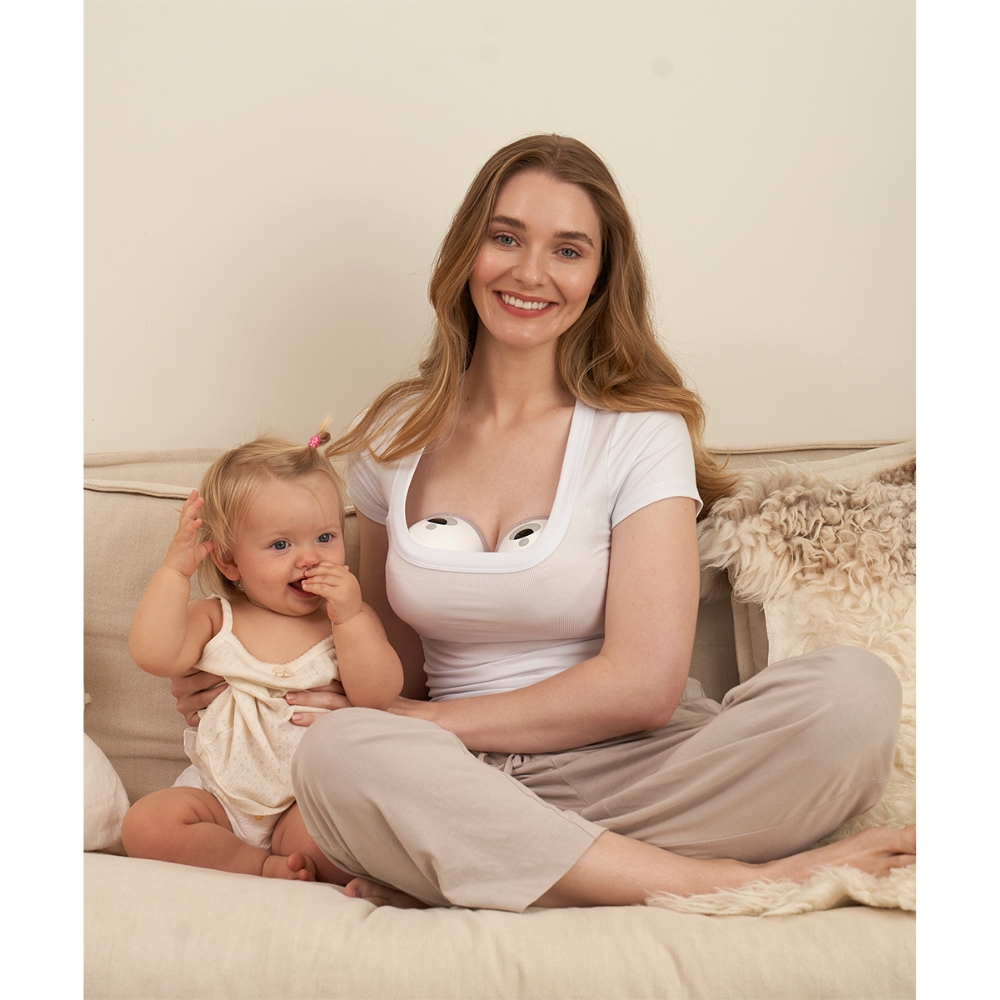 MOMCOZY M5 BREAST PUMP - DOUBLE เครื่องปั๊มนมไร้สายแบบสวมใส่ - Image 8