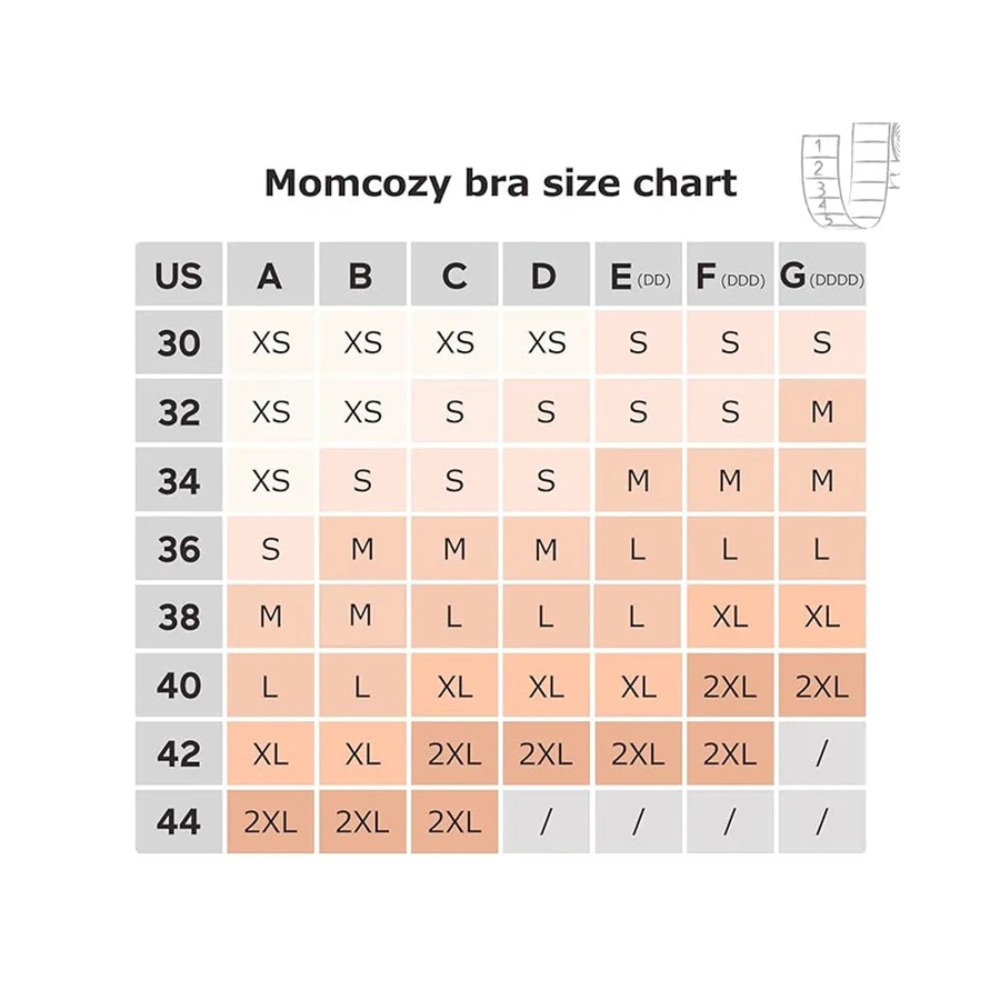 MOMCOZY PUMPING BRA - BEIGE L บราปั๊มนมแบบ Hands-Free สำหรับคุณแม่ให้นมบุตร - Image 8
