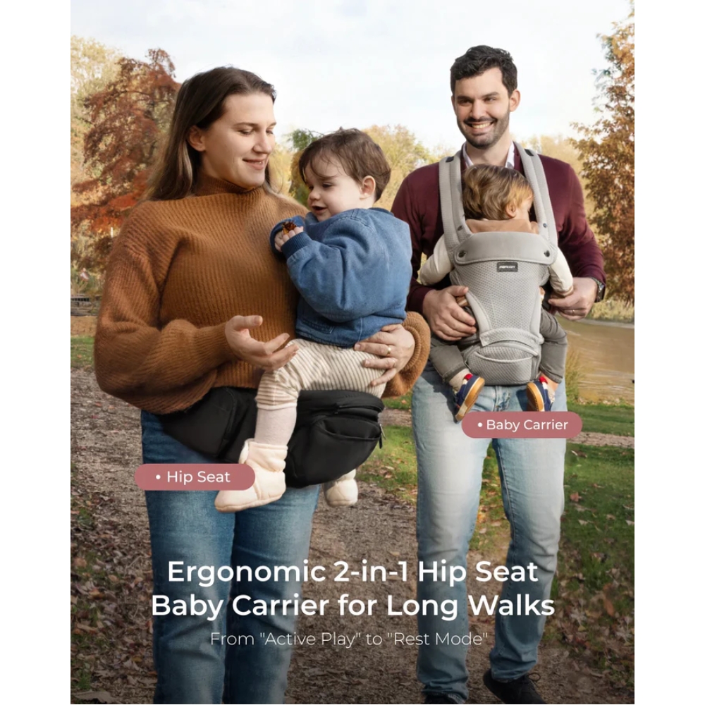 MOMCOZY 2 IN 1 ERGONOMIC HIP SEAT BABY CARRIER เป้อุ้มเด็กมีที่นั่ง 2-in-1 - Image 3